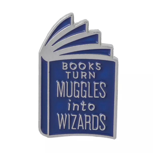 Jewelry - Harry Potter Muggles Book Enamel Pin